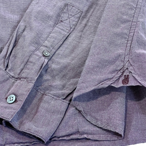 John Varvatos USA Peace Sign Western Marshall Shirt - Picture 9 of 13